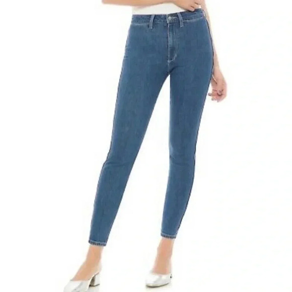 Joe's Charlie High Rise Dollie Skinny Crop Jeans - size 24.  A - Picture 2 of 7